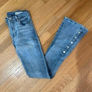 Blanc NYC Hoyt Mini Flared Jeans